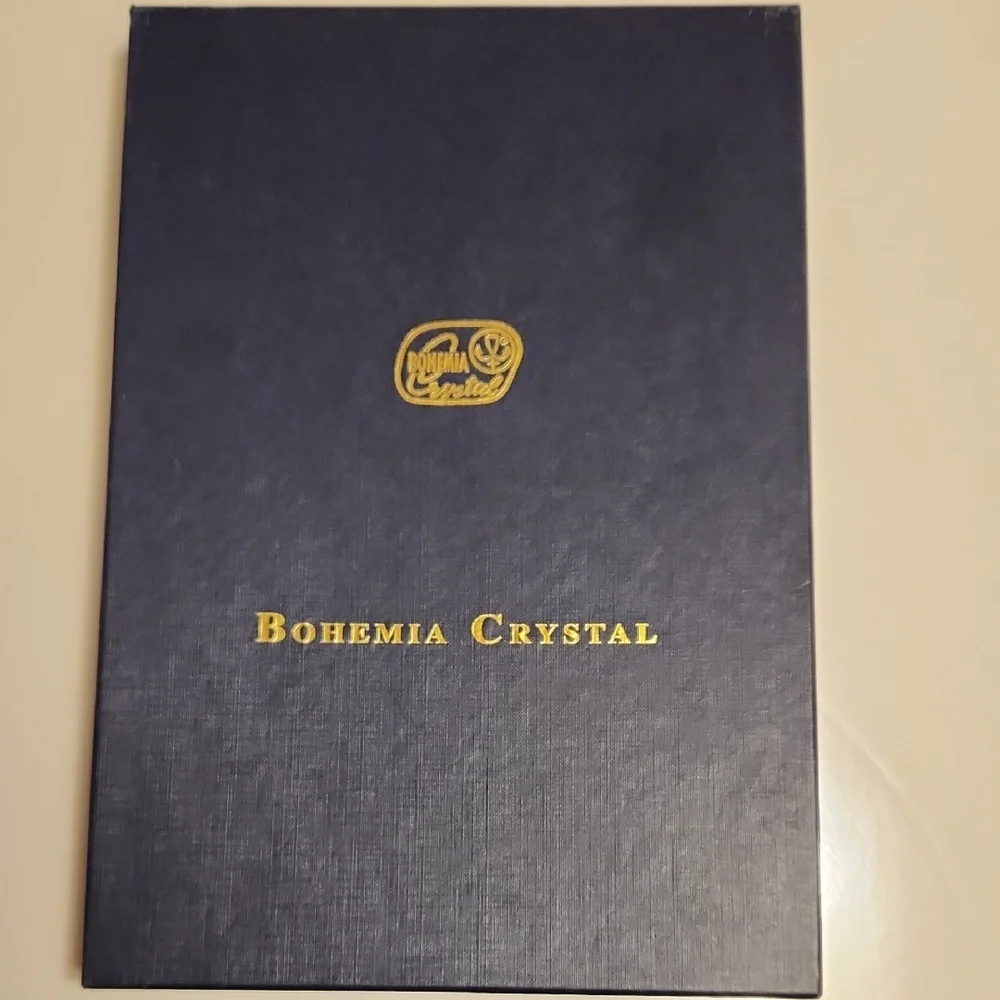 Bohemia 24% PbO Fine Crystal Glasses Set Of 6 ✨️New In Origial Packaging - Picture 1 of 8